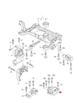 Audi Q3 RSQ3 8U TT VW Tiguan 1.4 2.0 2.5 TFSI 2.0TDI Hydraulic Engine Support Motor Transmission Gearbox Mount 8J0199555