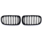 BMW F15/F16 X5 X6 2014-2017 Front Bumper Kidney Radiator Racing Grills 51712334708(L), 51712334710(R)