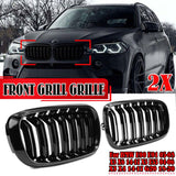 BMW F15/F16 X5 X6 2014-2017 Front Bumper Kidney Radiator Racing Grills 51712334708(L), 51712334710(R)